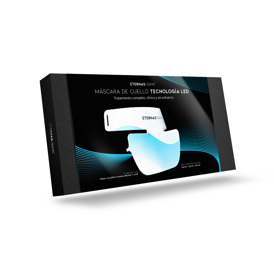 Kit Completo de Máscaras LED Infrarrojas 850nm – Silicona Médica para Rostro, Cuello y Escote