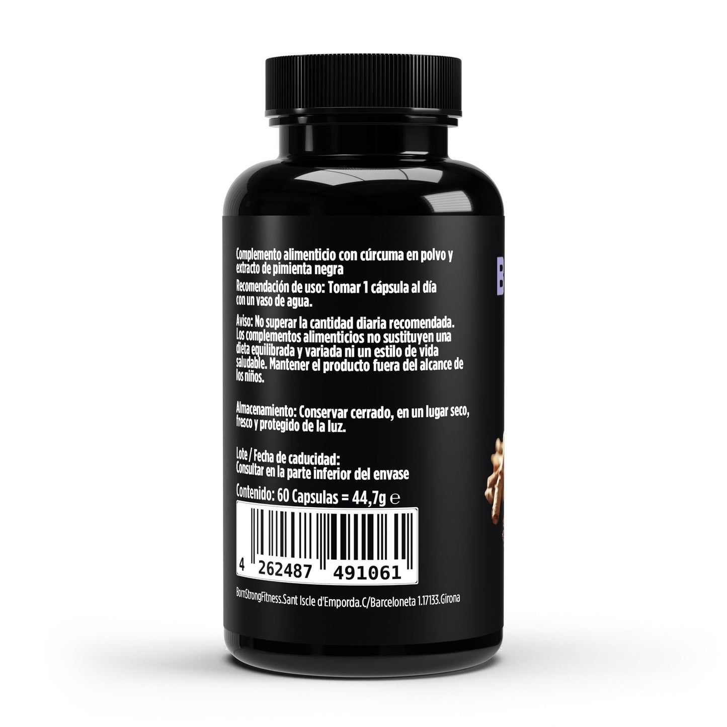 Cúrcuma + Piperina • Antinflamación Natural • Digestión Fluida • Defensas Activas