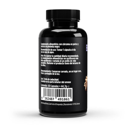 Cúrcuma + Piperina • Antinflamación Natural • Digestión Fluida • Defensas Activas