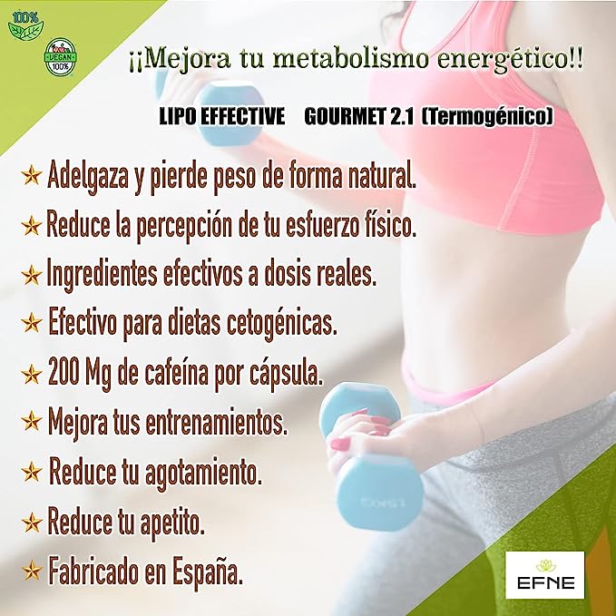 Lipo Effective EFNE 90 cápsulas – Activación y definición
