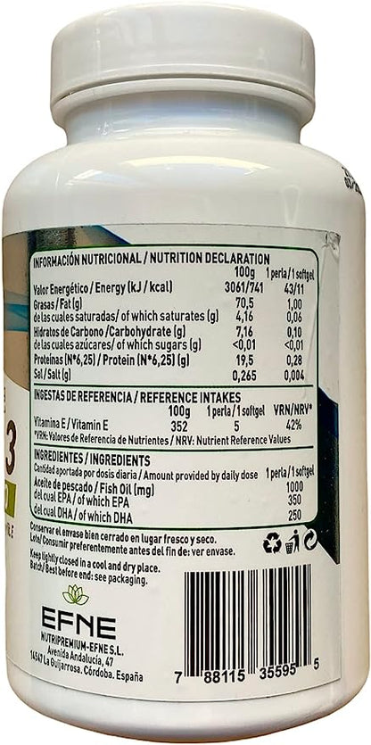 Super Omega 3 EFNE – Alta pureza con Vitamina E