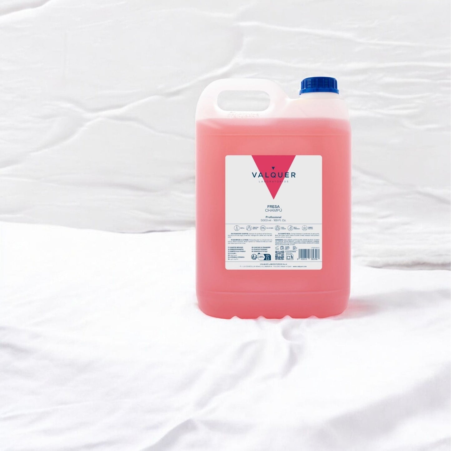 Champú Profesional Fresa 5000ml - Valquer® Peluquería | Aroma Natural