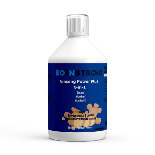 Ginseng Power Plus+ • Foco Mental • Rendimiento Diario • Energía Limpia
