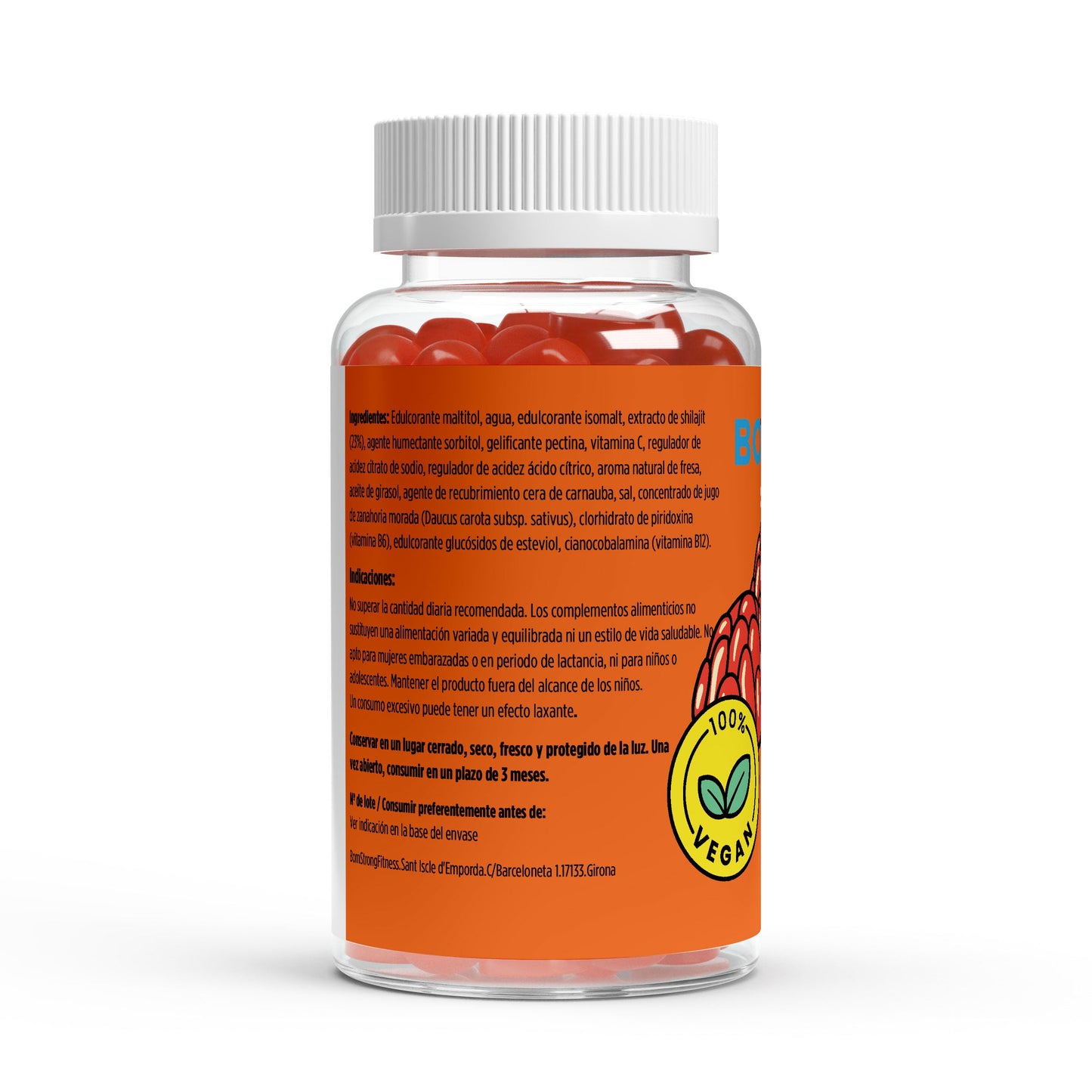 Gominolas Premium Shilajit Gominolas 1000 + Vitamina C,B6, B12 • Energía Profunda • Rendimiento Mental