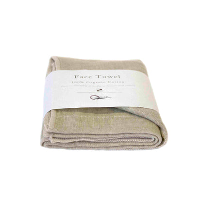 Toallas faciales de alta absorción - Orgánicas: Marfil / 35cmx35cm