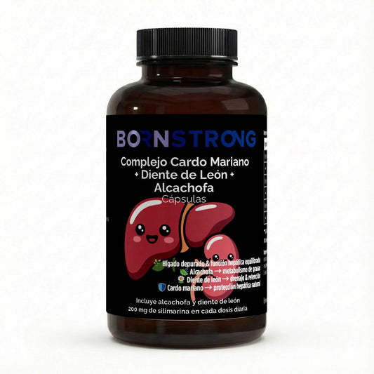 Complejo de Cardo Mariano, Alcachofa y Diente de León • Depuración Hepática • Detox Natural