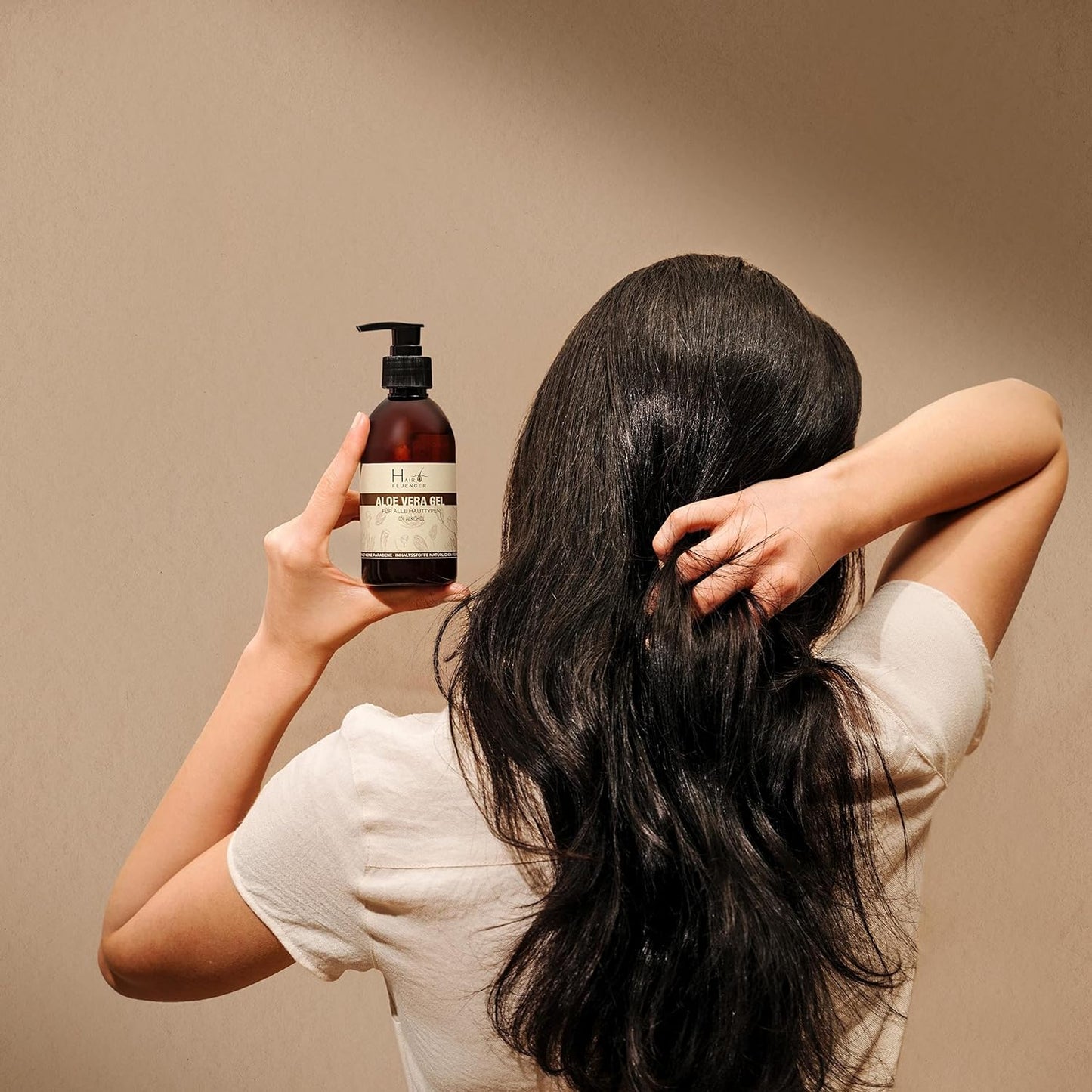 Gel de Aloe Vera Orgánico 250ml - Gel Hidratante Natural Sin Parabenos y Alcohol para el Cuidado de la Piel y el Cabello