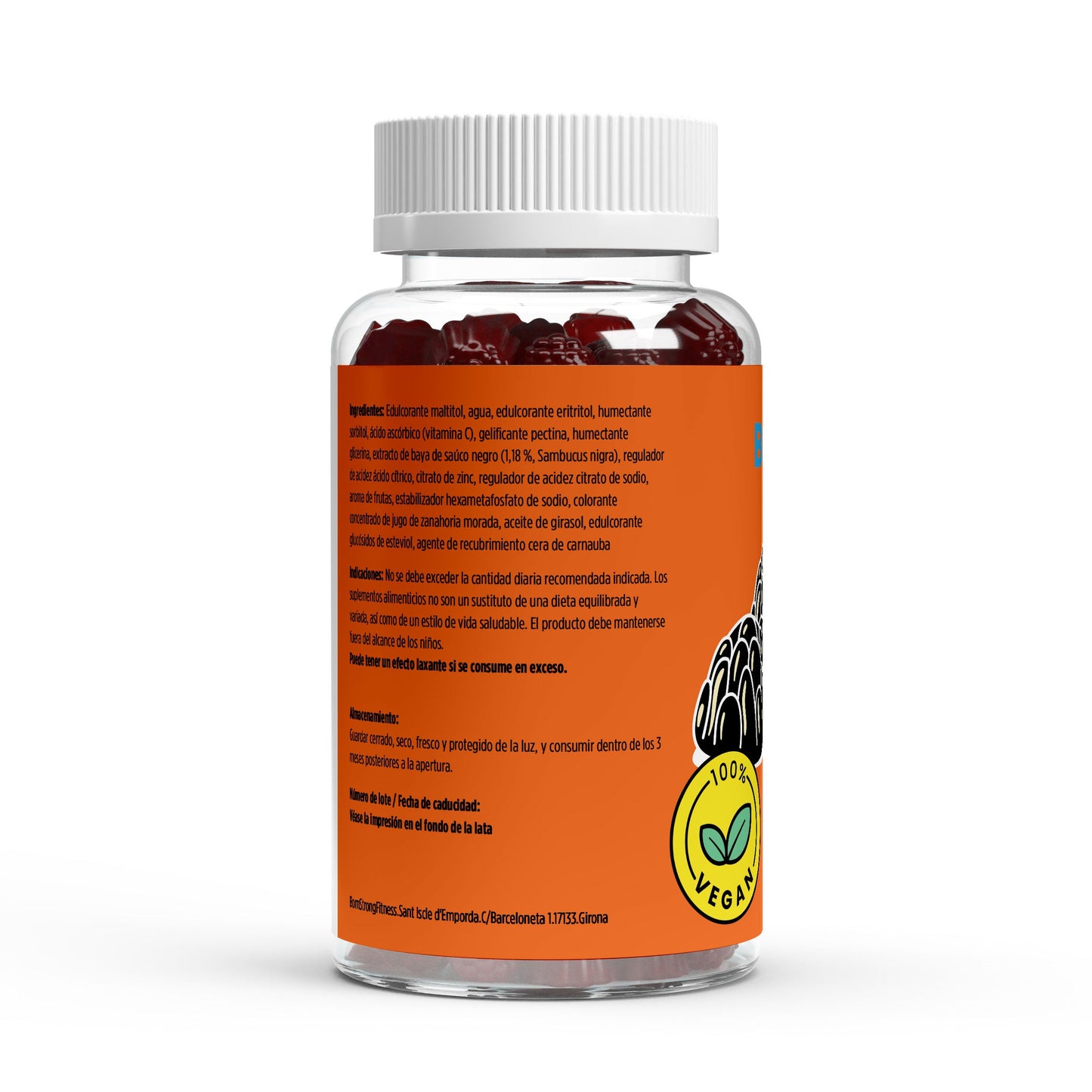 Gominolas  de Sauco Negro + Vitamin C + Zinc • Defensas Fuertes • AntiOX •