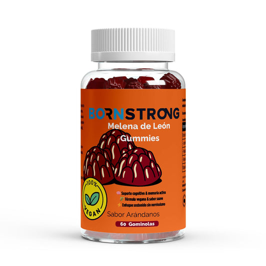 Gominolas Lion's Mane (Melena de León) + Vitamin B6 • Claridad Mental • Focus Limpio • Rendimiento