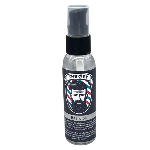 Aceite de barba argán jojoba The Bey - Hidratación y brillo para tu barba