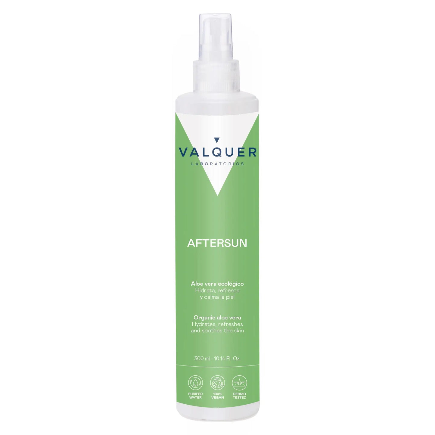 Aftersun Aloe Vera Spray 300ml - Valquer® | Hidratación Post-Solar Vegano