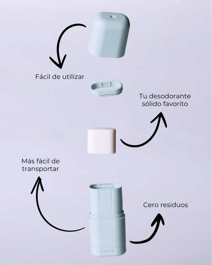 Aplicador + 3 Desodorantes Sólidos ECO Piel Sensible