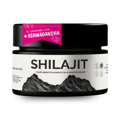 VitalizeNature Shilajit Original + Ashwagandha – Resina de origen Himalaya para el bienestar