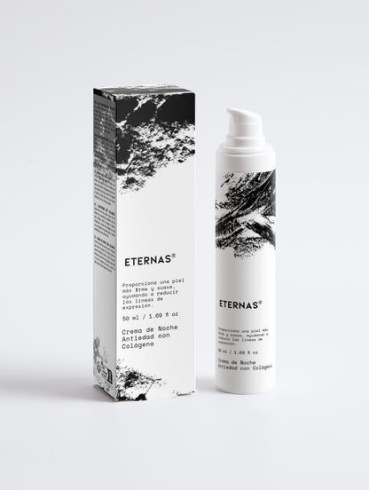 Crema de Noche Antiedad con Colágeno