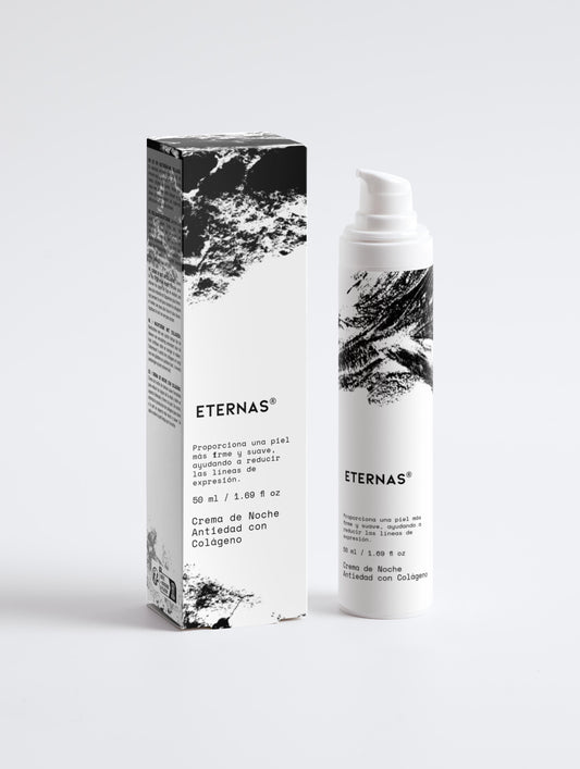 Crema de Noche Antiedad con Colágeno
