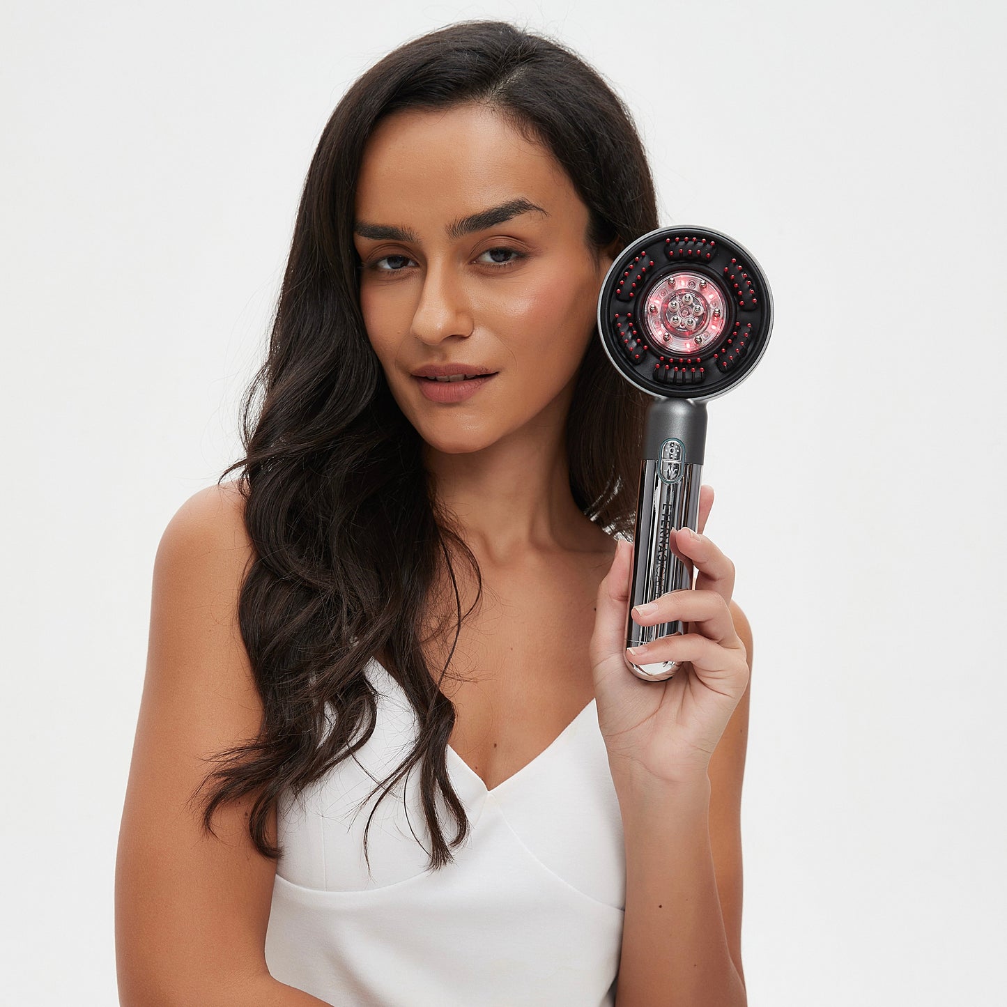 Peine Anticaída Capilar LED Infrarroja Microcorriente - Eternas | Crecimiento Capilar