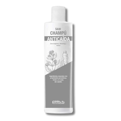 Champú Estimulante con Arginina, Ginseng y Quina (pH 5.5) - Ingredientes Naturales