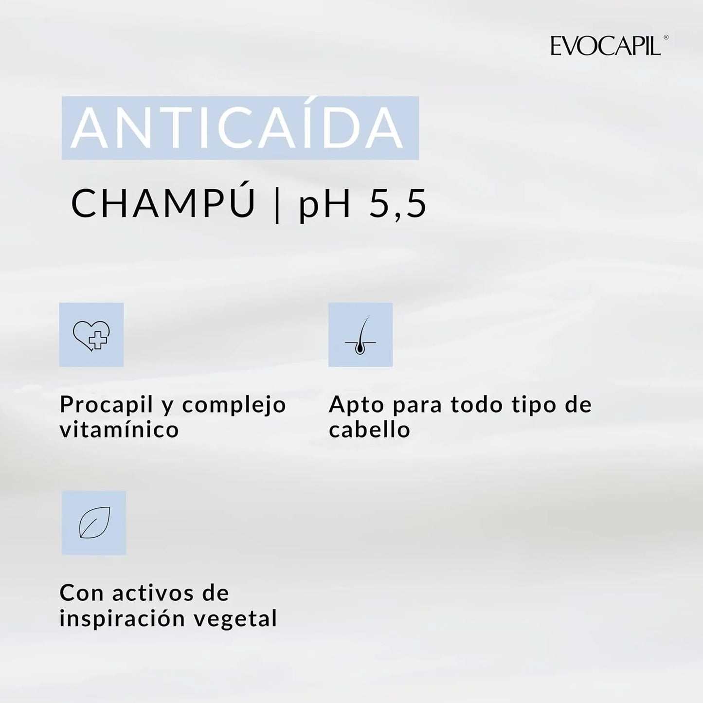 Evocapil Plus Champú Capilar Suave (300 ml) - pH 5.5