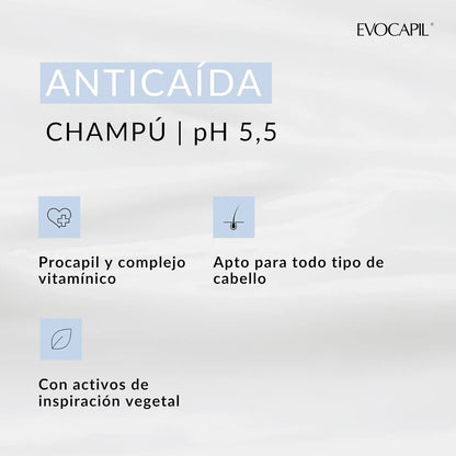 Evocapil Plus Champú Capilar Suave (300 ml) - pH 5.5