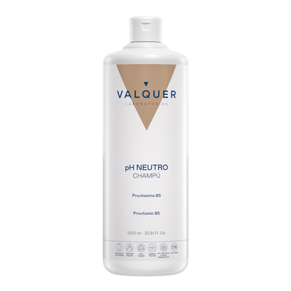 Champú pH Neutro 1L - 99% Ingredientes Naturales Panthenol | Valquer®