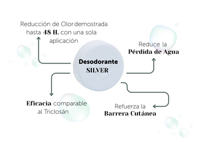 REFORMULACIÓN Refill Desodorante Crema ECO Piel Sensible SILVER TOUCH