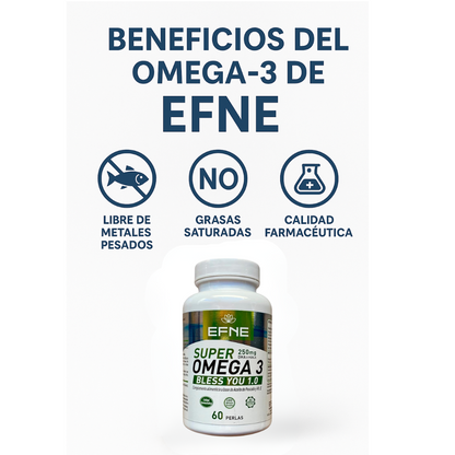 Super Omega 3 EFNE – Alta pureza con Vitamina E