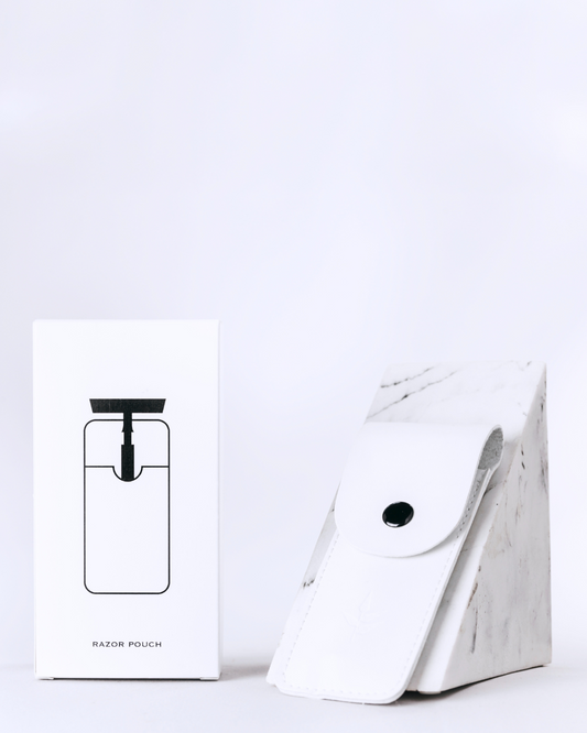 LIQUIDACIÓN Funda Maquinilla de Afeitar Blanca