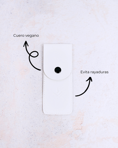 LIQUIDACIÓN Funda Maquinilla de Afeitar Blanca