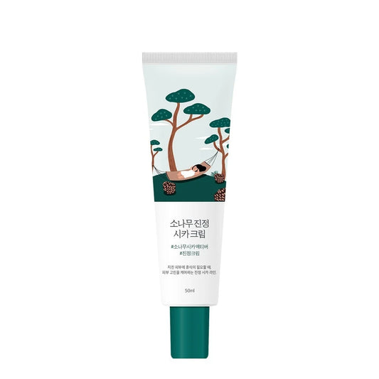 Round Lab - Pine Calming Cica Cream - Moisturizing and Nourishing Cream - 50 ml