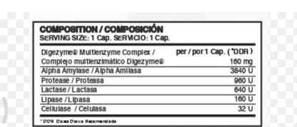 Super Enzimas EFNE – Fórmula Digestiva Avanzada