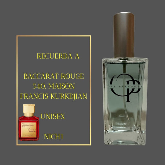 NICH1 BACARATT ROUGE 540 MAISON FRANCIS KURKDJIAN unisex