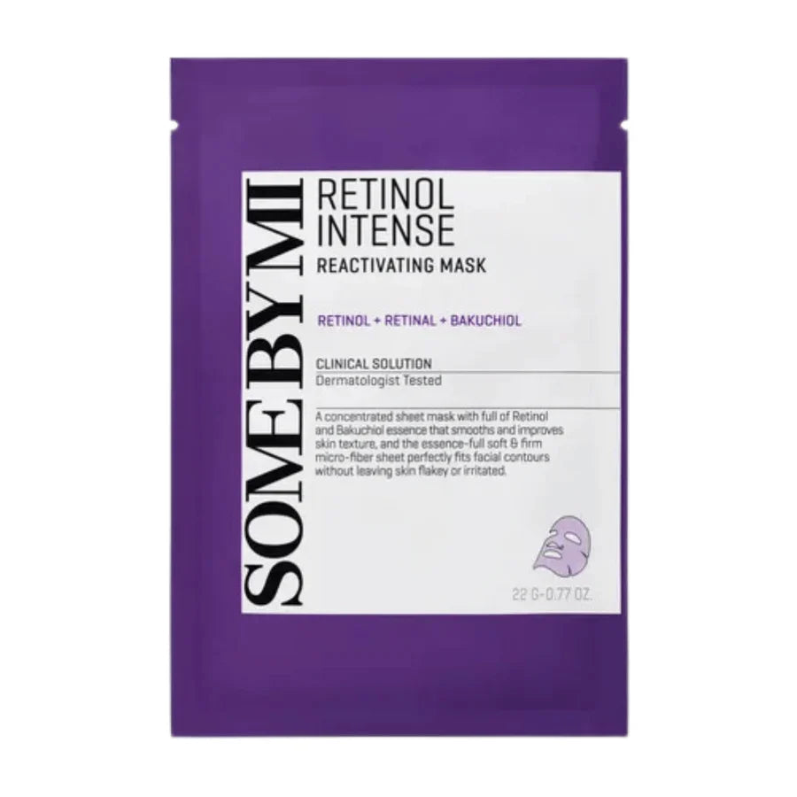 Some By Mi - Retinol Intense Reactivating Mask - Anti-Aging Sheet Mask - 22g
