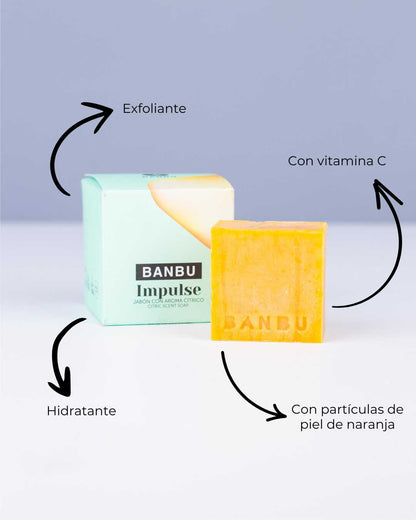 Jabón de Ducha Sólido ECO Cítrico IMPULSE