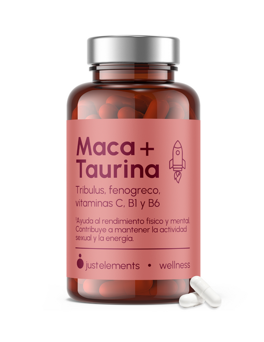 Maca y Taurina - Rendimiento físico, sexual y vitalidad