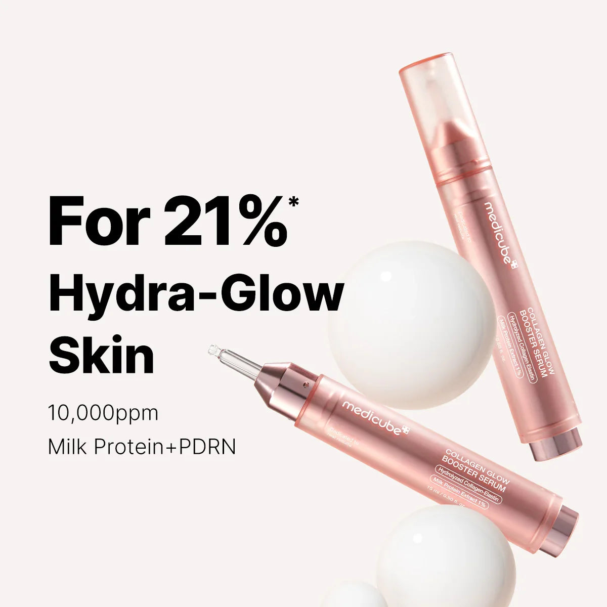 Medicube - Collagen Glow Booster Milk Serum - Moisturizing Face Serum with Collagen - 15ml