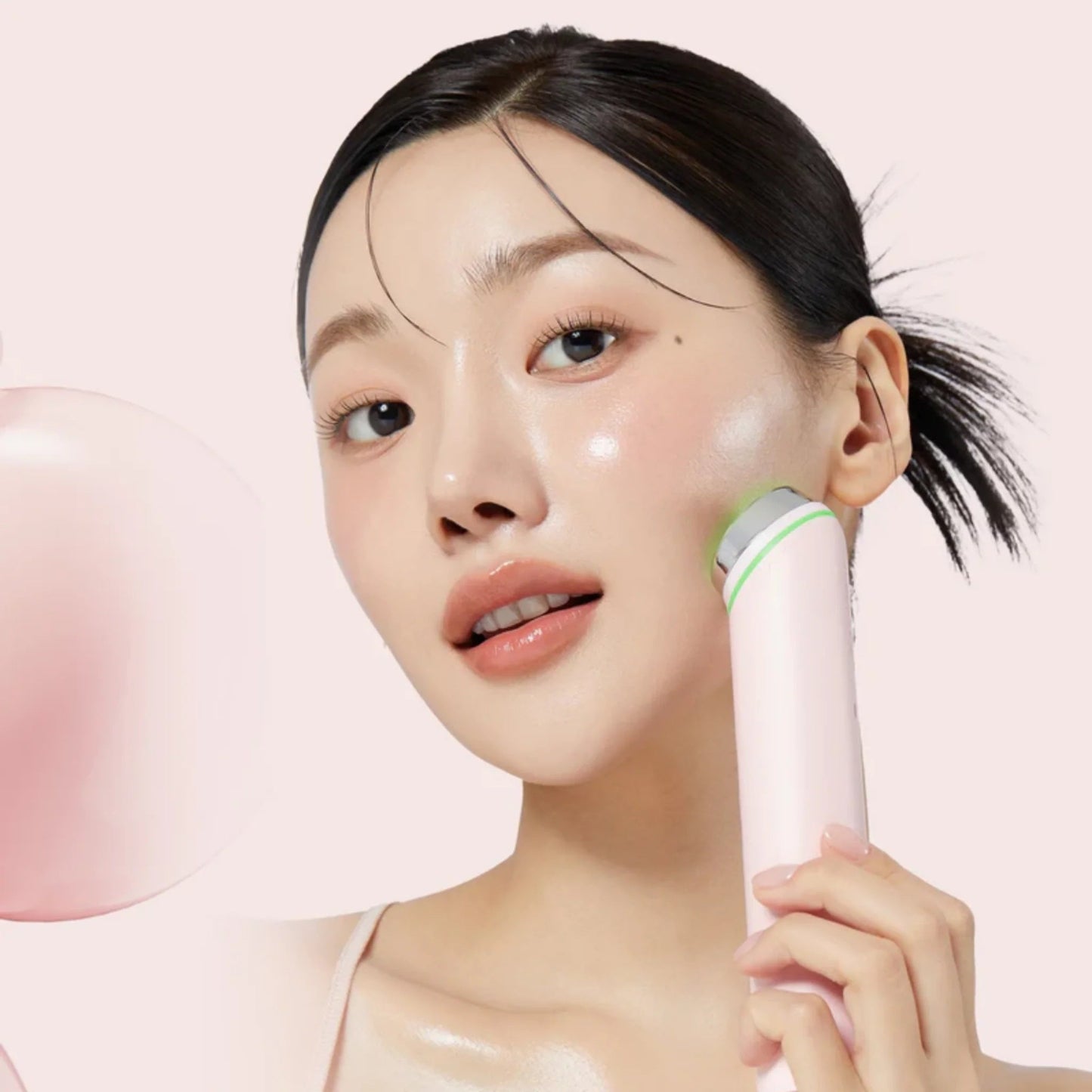 MEDICUBE – Age-R Booster Pro Rosa | Dispositivo Facial Avanzado para Reafirmar, Iluminar y Mejorar la Absorción