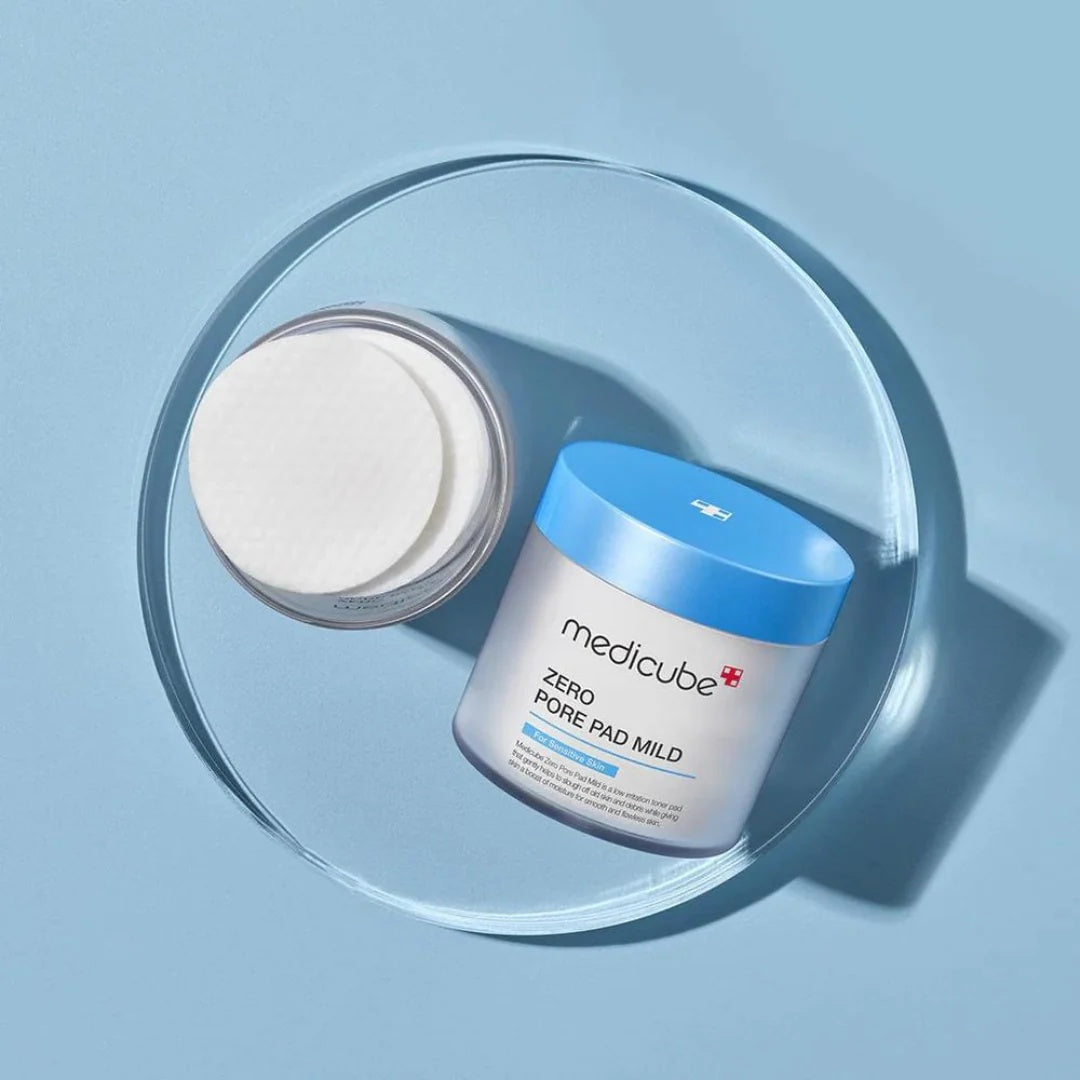 Medicube – Zero Pore Pad Mild (70 Piezas) | Exfoliación Suave para Poros & Piel Sensible