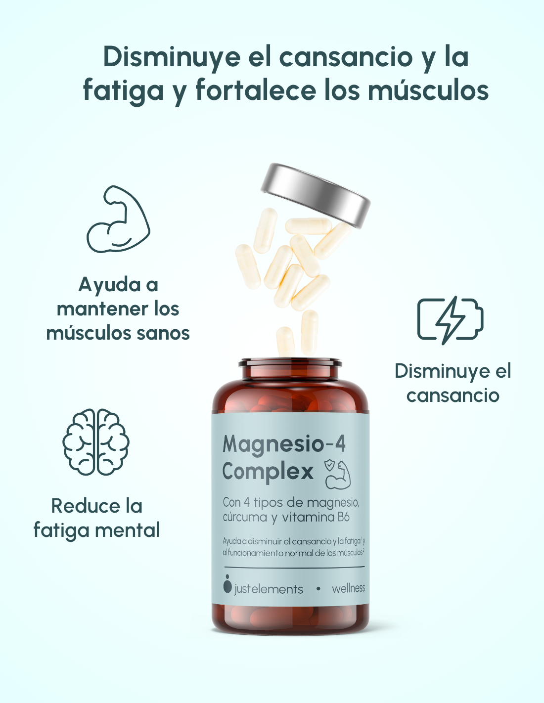 Magnesio 4 Complex - Fatiga y bienestar muscular