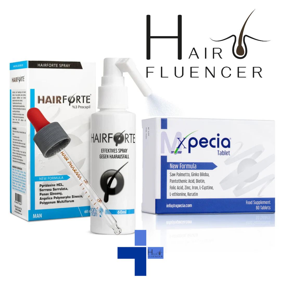 Combo Xpecia & Hairforte Vitalidad Capilar (Complejo Nutritivo + Spray Concentrado)