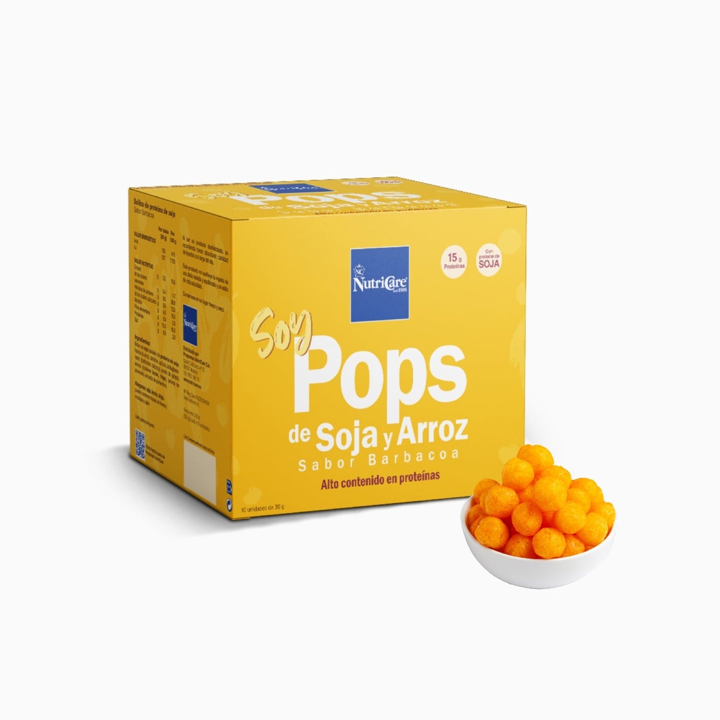 Pops Soja y Arroz sabor Barbacoa