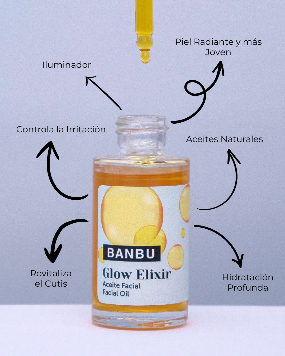 Sérum Aceite Facial ECO Iluminador GLOW ELIXIR