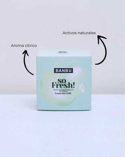 Refill Desodorante Crema ECO SO FRESH