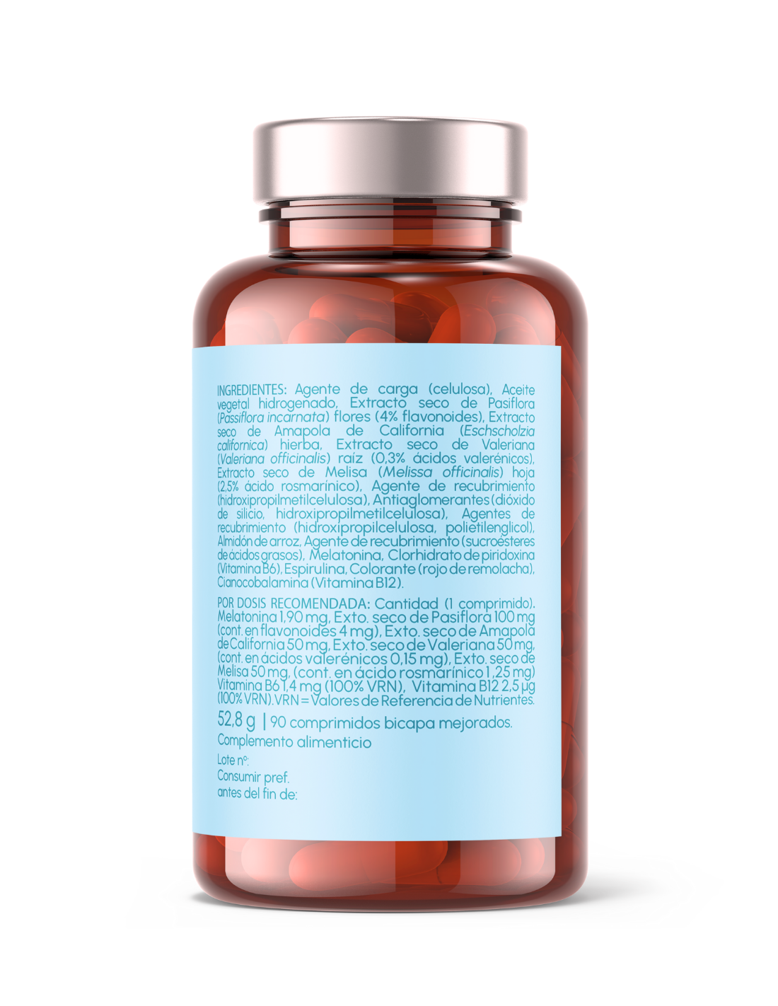 Regular Sleep Melatonina 1,9mg 90 Comprimidos - Bicapa Sueño Profundo | Just Elements