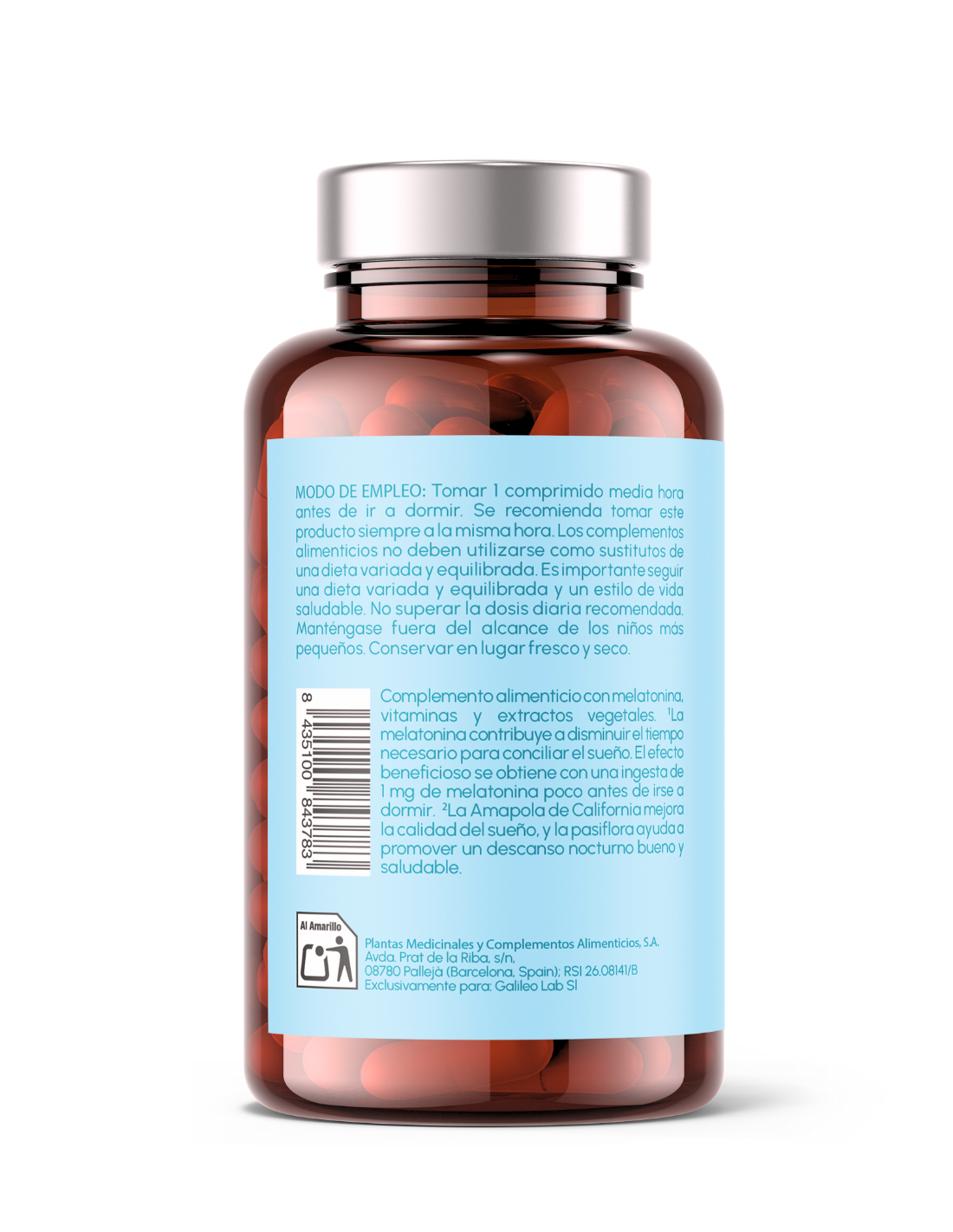 Regular Sleep Melatonina 1,9mg 90 Comprimidos - Bicapa Sueño Profundo | Just Elements