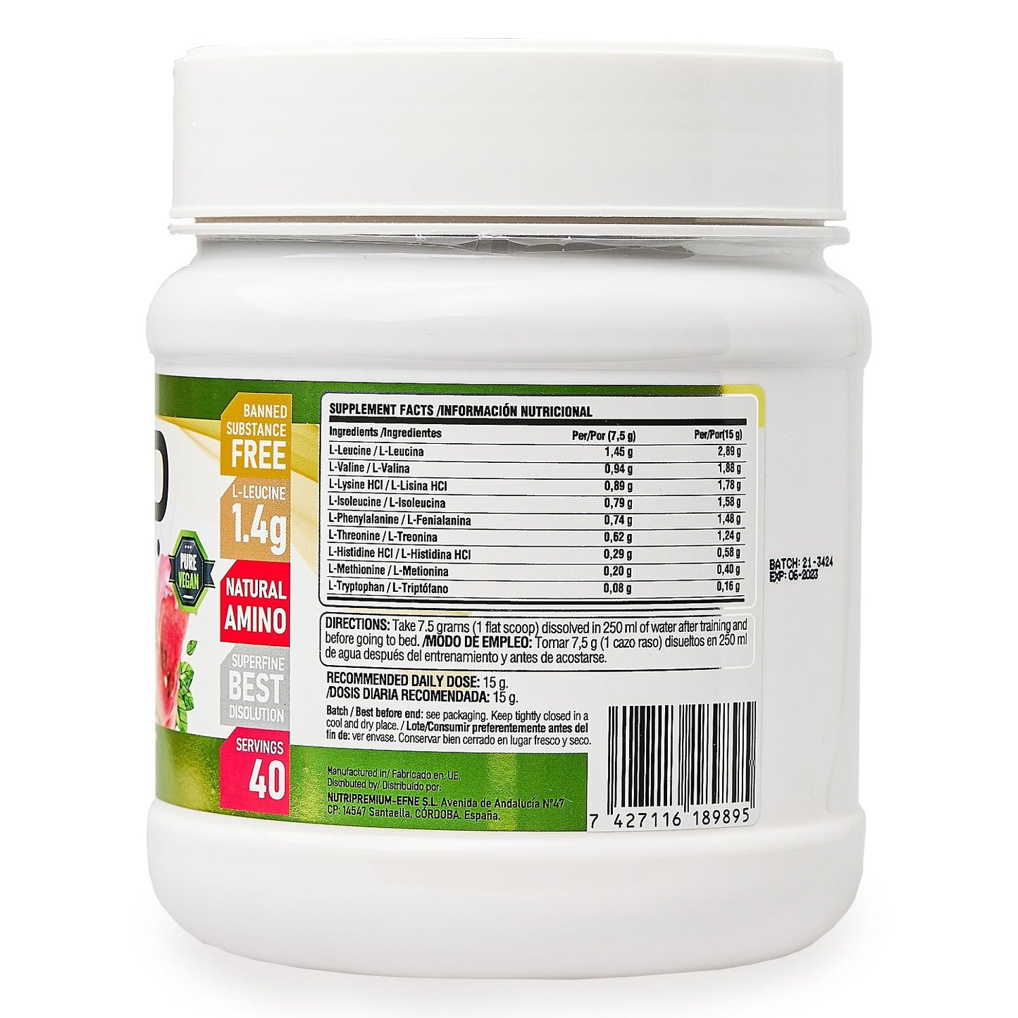 M.A.P. EFNE – Aminoácidos Esenciales de Alta Absorción