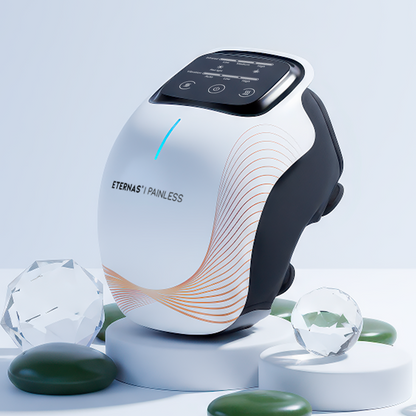 Masajeador de Rodilla Inalámbrico | Alivio del Dolor Articular por Infrarrojos, Calor, Láser y Vibración