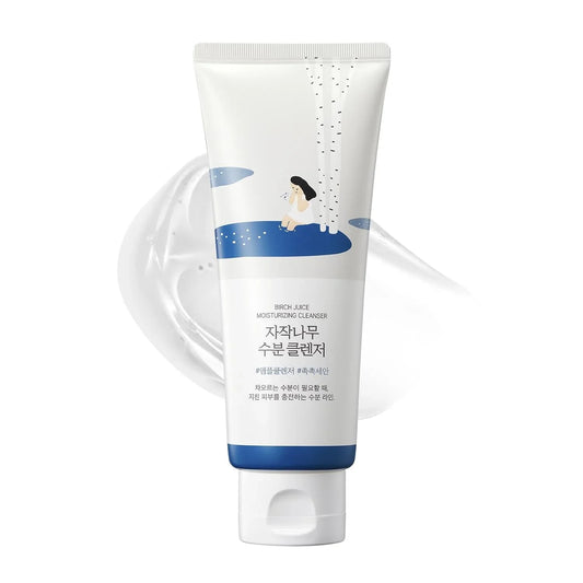 Round Lab - Birch Juice Moisturizing Cleanser - Moisturizing Face Wash Gel with Birch Juice - 150ml