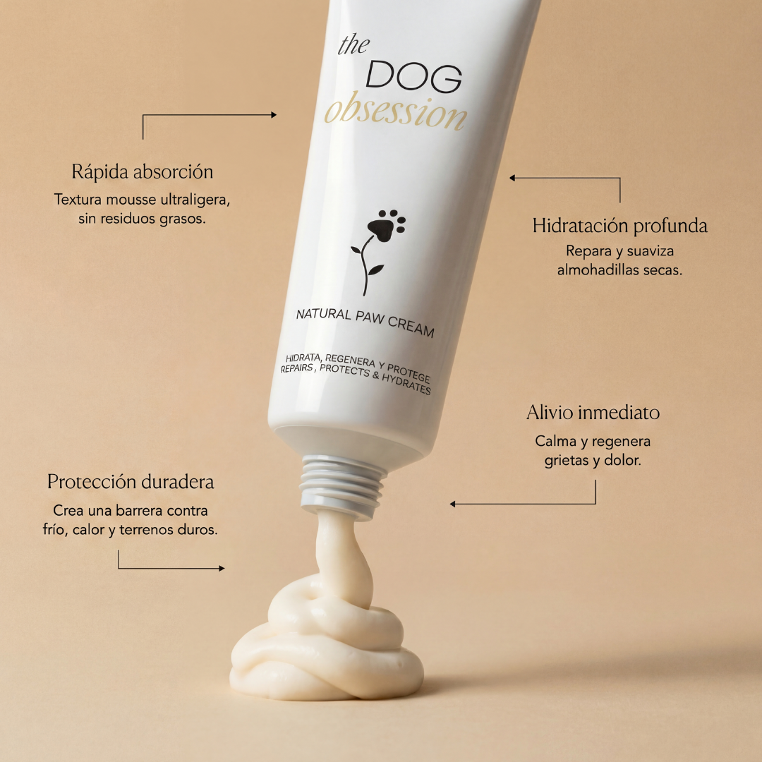 Crema dermatológica de almohadillas para perros
