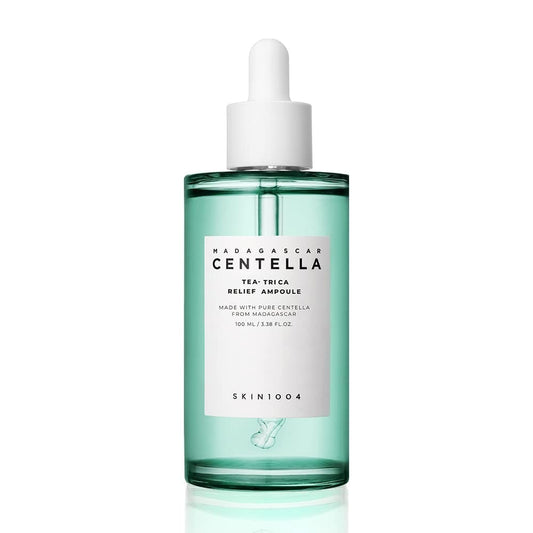 SKIN1004 Centella Tea-Trica Relief Ampoule | Suero Calmante Antiacne  K-Beauty (100ml)