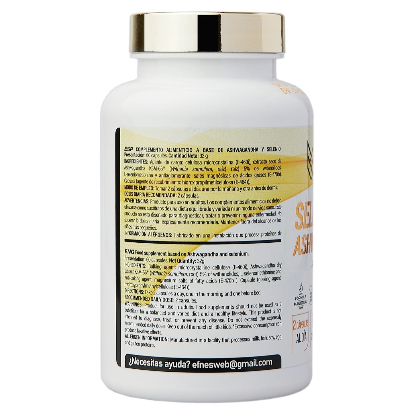 Selenium + Ashwagandha + MAX T3 – Fórmula Avanzada para Tiroides y Estrés